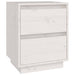 Noptiere, 2 buc., alb, 40x35x50 cm, lemn masiv de pin - WALTI WALTI