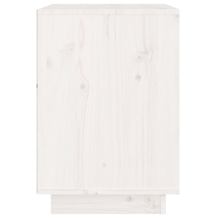 Noptiere, 2 buc., alb, 40x35x50 cm, lemn masiv de pin - WALTI WALTI