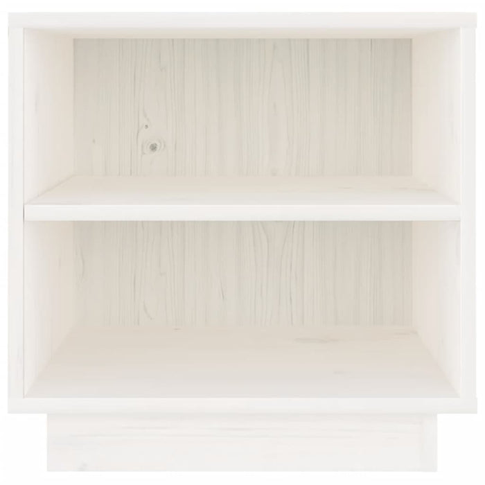 Noptiere, 2 buc., alb, 40x34x40 cm, lemn masiv de pin - WALTI WALTI