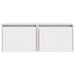 Dulapuri de perete, 2 buc., alb, 45x30x35 cm, lemn masiv de pin - WALTI WALTI