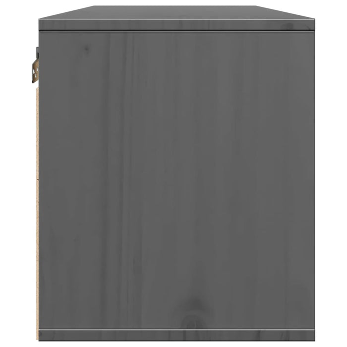 Dulapuri de perete, 2 buc., gri, 45x30x35 cm, lemn masiv de pin - WALTI WALTI