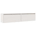 Dulapuri de perete 2 buc. alb, 80x30x35 cm, lemn masiv de pin - WALTI WALTI