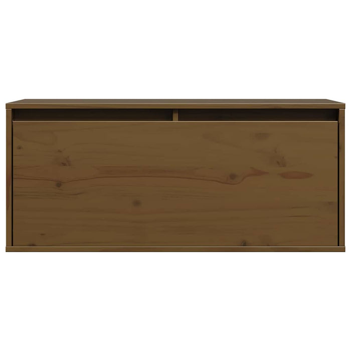 Dulap de perete, maro miere, 80x30x35 cm, lemn masiv de pin WALTI