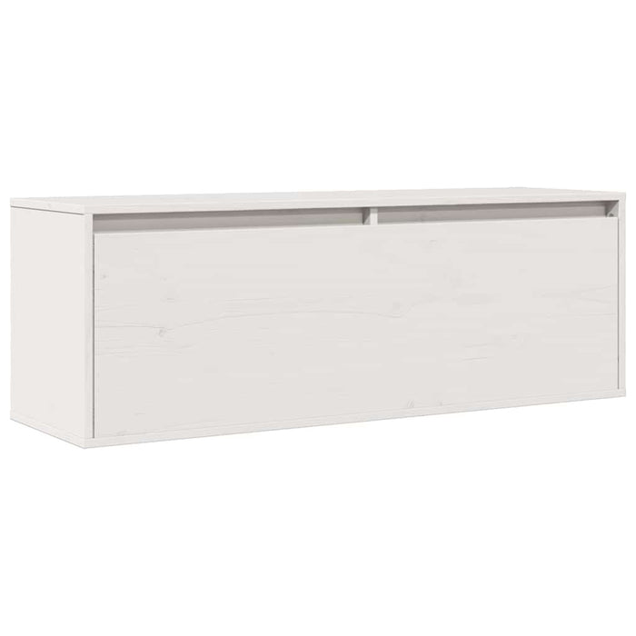 Dulap de perete, alb, 100x30x35 cm, lemn masiv de pin - WALTI WALTI