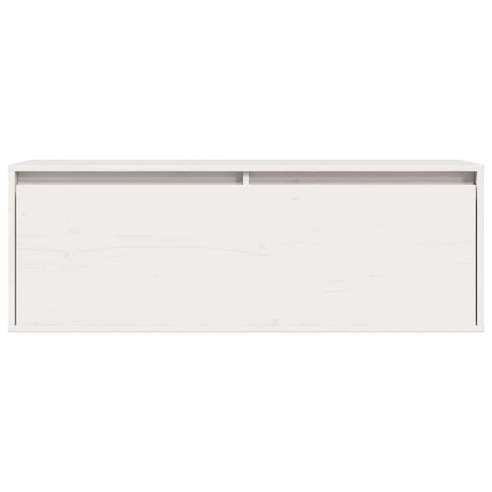Dulap de perete, alb, 100x30x35 cm, lemn masiv de pin - WALTI WALTI