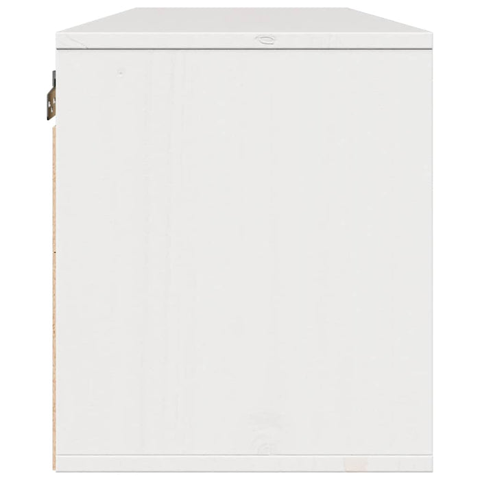 Dulap de perete, alb, 100x30x35 cm, lemn masiv de pin - WALTI WALTI