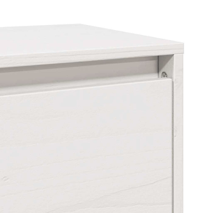 Dulap de perete, alb, 100x30x35 cm, lemn masiv de pin - WALTI WALTI