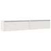 Dulapuri de perete 2 buc., alb, 100x30x35 cm, lemn masiv de pin - WALTI WALTI