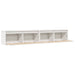 Dulapuri de perete 2 buc., alb, 100x30x35 cm, lemn masiv de pin - WALTI WALTI