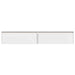 Dulapuri de perete 2 buc., alb, 100x30x35 cm, lemn masiv de pin - WALTI WALTI