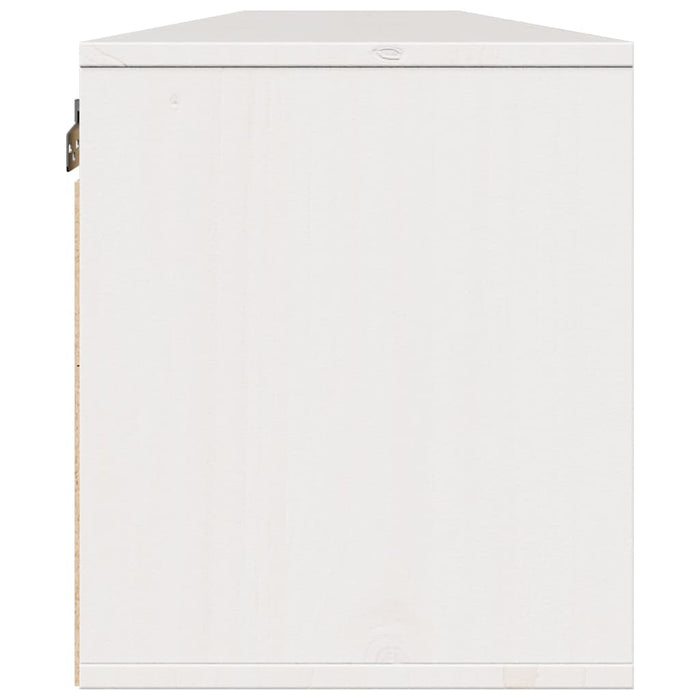 Dulapuri de perete 2 buc., alb, 100x30x35 cm, lemn masiv de pin - WALTI WALTI