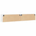 Dulapuri de perete 2 buc., alb, 100x30x35 cm, lemn masiv de pin - WALTI WALTI