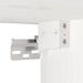 Dulapuri de perete 2 buc., alb, 100x30x35 cm, lemn masiv de pin - WALTI WALTI