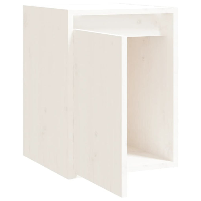 Dulap de perete, alb, 30x30x40 cm, lemn masiv de pin - WALTI WALTI