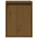 Dulapuri perete 2 buc, maro miere, 30x30x40 cm, lemn masiv pin - WALTI WALTI