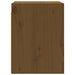 Dulapuri perete 2 buc, maro miere, 30x30x40 cm, lemn masiv pin - WALTI WALTI