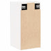 Dulapuri de perete, 2 buc., alb, 30x30x60 cm, lemn masiv de pin - WALTI WALTI