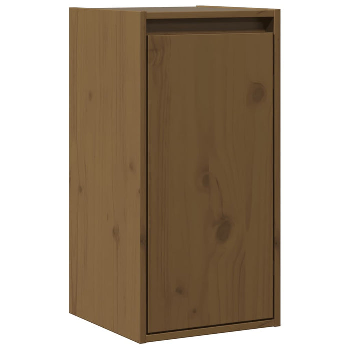Dulap de perete, maro miere, 30x30x60 cm, lemn masiv de pin - WALTI WALTI