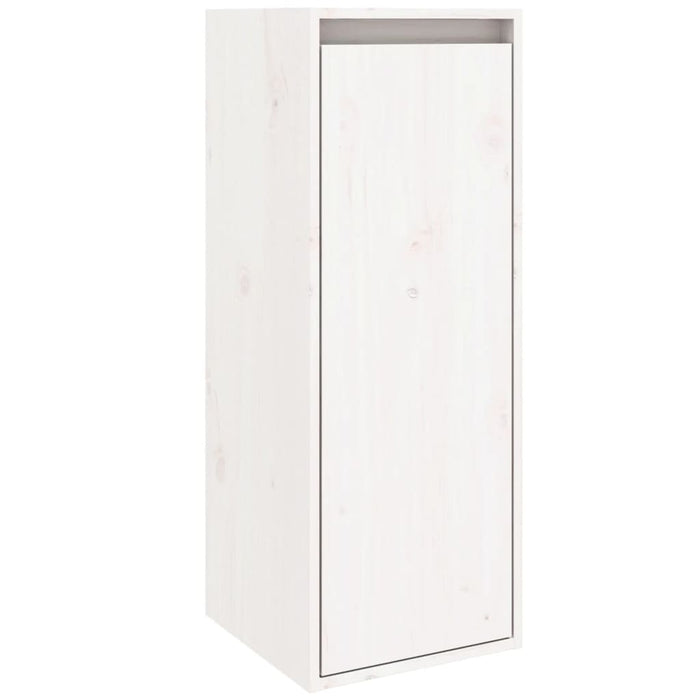 Dulap de perete, alb, 30x30x80 cm, lemn masiv de pin - WALTI WALTI