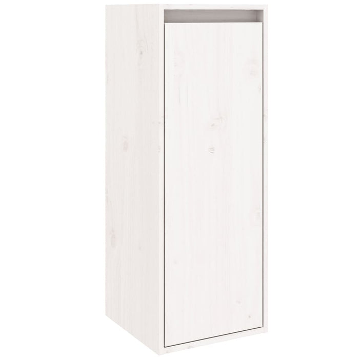 Dulapuri de perete, 2 buc., alb, 30x30x80 cm, lemn masiv de pin - WALTI WALTI