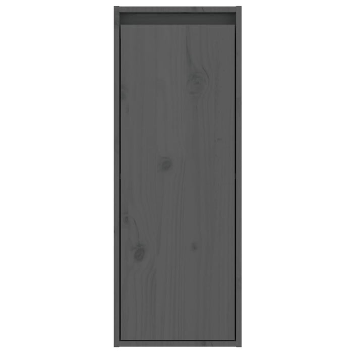 Dulap de perete, gri, 30x30x80 cm, lemn masiv de pin - WALTI WALTI