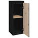 Dulapuri de perete 2 buc. negru 30x30x80 cm lemn masiv de pin - WALTI WALTI