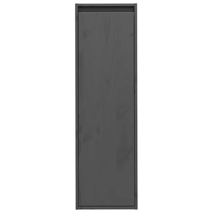 Dulapuri de perete, 2 buc., gri, 30x30x100cm, lemn masiv de pin - WALTI WALTI