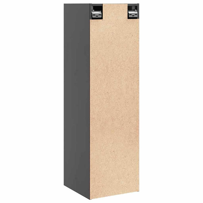 Dulapuri de perete, 2 buc., gri, 30x30x100cm, lemn masiv de pin - WALTI WALTI