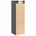 Dulapuri de perete, 2 buc., gri, 30x30x100cm, lemn masiv de pin - WALTI WALTI