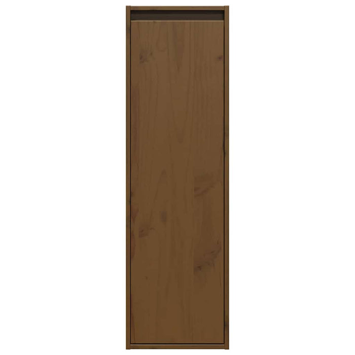 Dulap de perete, maro miere, 30x30x100 cm, lemn masiv de pin WALTI