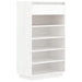 Pantofar, alb, 60x34x105 cm, lemn masiv de pin - WALTI WALTI