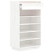 Pantofar, alb, 60x34x105 cm, lemn masiv de pin - WALTI WALTI