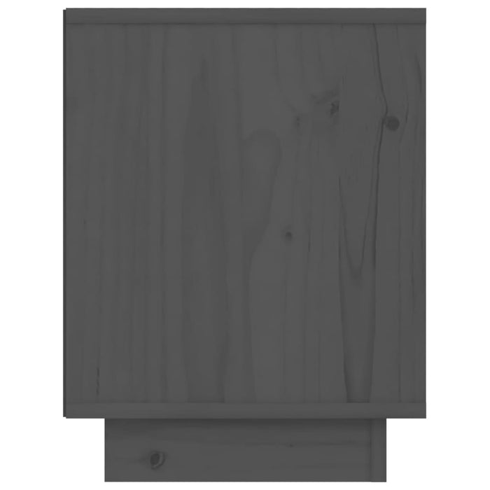Noptiere, 2 buc., gri, 40x30x40 cm, lemn masiv de pin WALTI