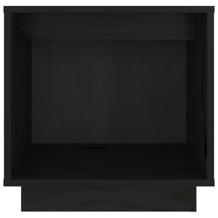 Noptiere, 2 buc., negru, 40x30x40 cm, lemn masiv de pin - WALTI WALTI
