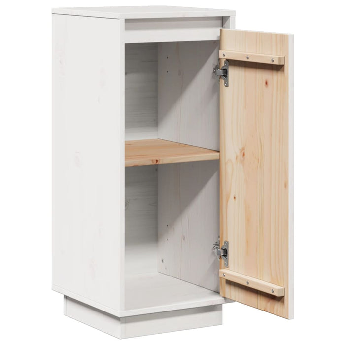 Servante, 2 buc., alb, 31,5x34x75 cm, lemn masiv de pin - WALTI WALTI