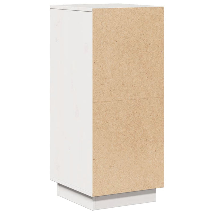 Servante, 2 buc., alb, 31,5x34x75 cm, lemn masiv de pin - WALTI WALTI