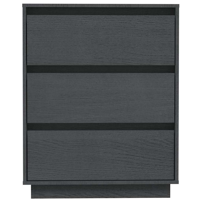 Dulap, gri, 60x34x75 cm, lemn masiv de pin WALTI