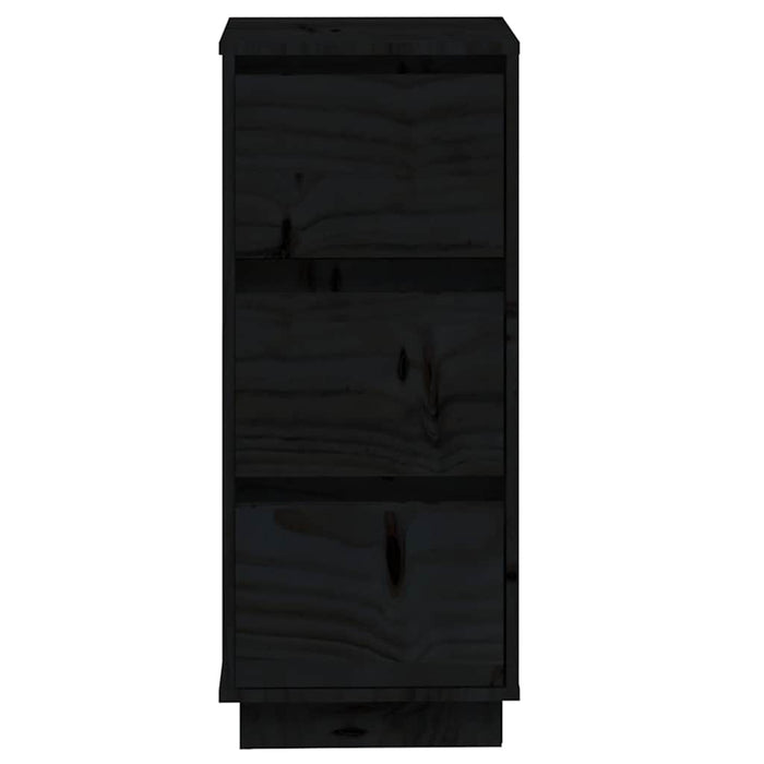 Servante, 2 buc., negru, 32x34x75 cm, lemn masiv de pin - WALTI WALTI