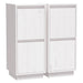Servante, 2 buc., alb, 31,5x34x75 cm, lemn masiv de pin - WALTI WALTI