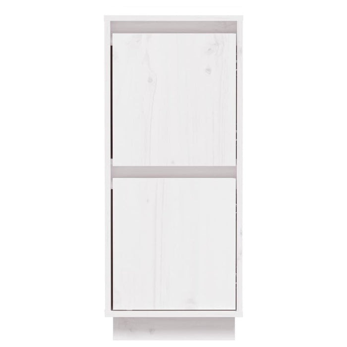 Servante, 2 buc., alb, 31,5x34x75 cm, lemn masiv de pin - WALTI WALTI