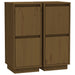 Servante, 2 buc., maro miere, 31,5x34x75 cm, lemn masiv pin - WALTI WALTI