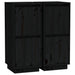 Servante, 2 buc., negru, 31,5x34x75 cm, lemn masiv de pin - WALTI WALTI