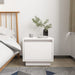 Noptiere, 2 buc., alb, 35x34x32 cm, lemn masiv de pin - WALTI WALTI