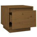Noptiere, 2 buc., maro miere, 35x34x32 cm, lemn masiv de pin - WALTI WALTI