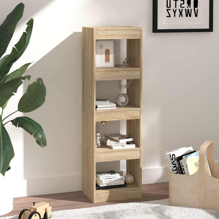 Bibliotecă/Separator cameră, stejar sonoma, 40x30x135 cm WALTI