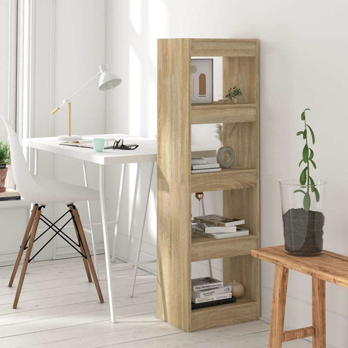 Bibliotecă/Separator cameră, stejar sonoma, 40x30x135 cm WALTI