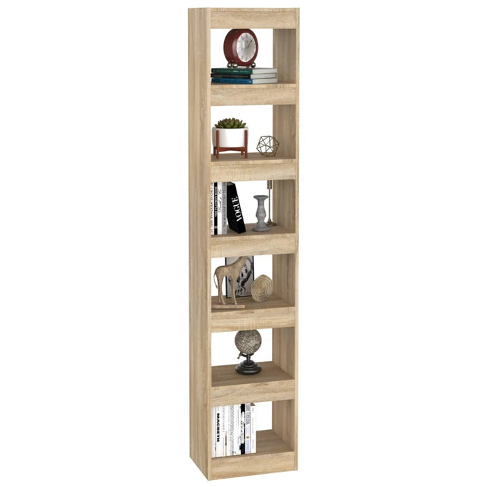 Bibliotecă/Separator cameră, stejar sonoma, 40x30x198 cm - WALTI WALTI