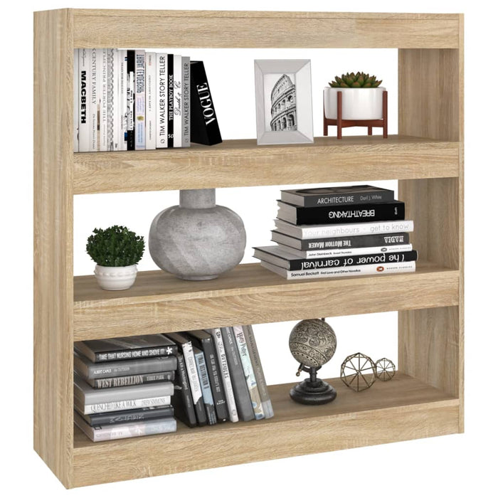 Bibliotecă/Separator cameră, stejar sonoma, 100x30x103 cm - WALTI WALTI