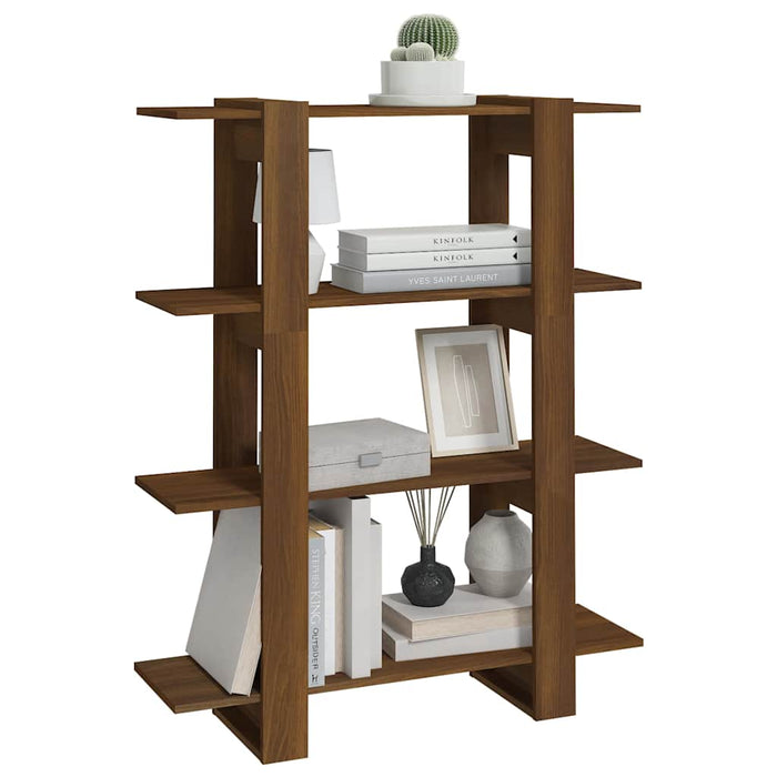 Bibliotecă/Separator cameră, stejar maro, 100x30x123,5 cm WALTI