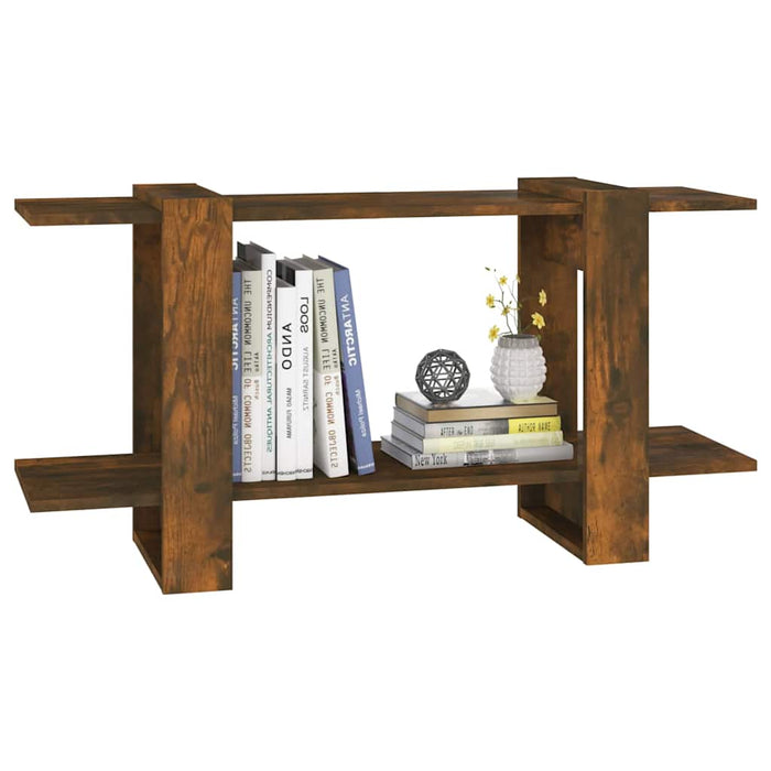 Bibliotecă, stejar fumuriu, 100x30x51 cm, lemn compozit WALTI